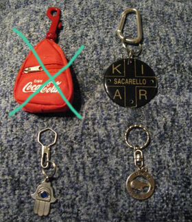 Брелки (брелоки), 3 шт