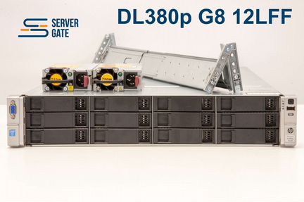 Сервер HP DL380p G8 12LFF 2x E5-2650v2 128 GB