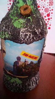 Бутылка декоративная