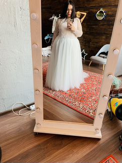 Свадебное платье plus size