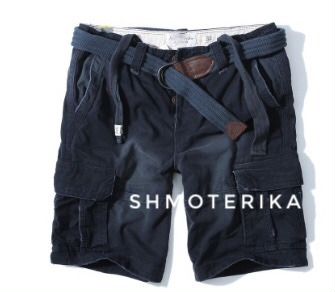 Abercrombie Fitch Шорты Карго Синие, все размеры