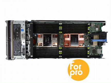 Лезвие dell M630, 2xE5-2698v3, 512GB, H730)