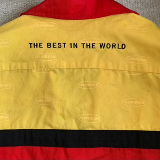 Мужская рубашка c карманами supreme