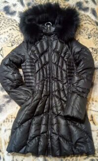 Пуховик черный