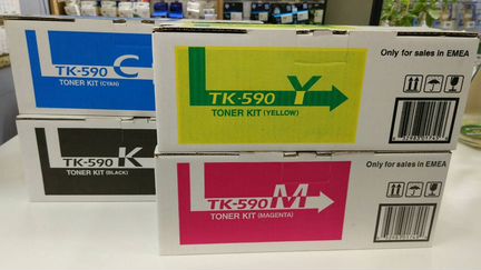 TK-590K TK-590C TK-590M TK-590Y оригиналы 8шт