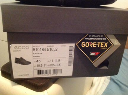 Ботинки мужские 45 размер ecco