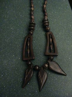 Деревянные бусы винтаж