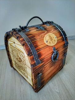 Мини бар деревянный Сундук