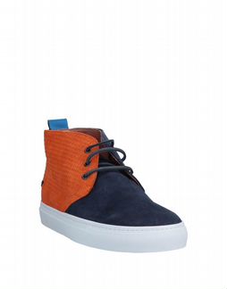 Высокие кеды замша/кожа унисекс macchia J Италия