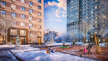 3-к квартира, 82.6 м², 7/23 эт.