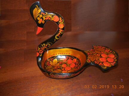 Хохлома Лебедь