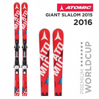 Новые юниор Atomic Redster FIS GS Jr 131см с крепл