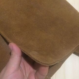 Замшевая мужская сумка