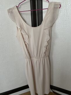 Платье бежевое