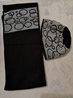 Женский шарф +шапка