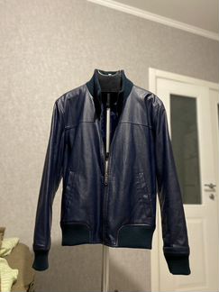 Кожаная куртка Adidas NEO