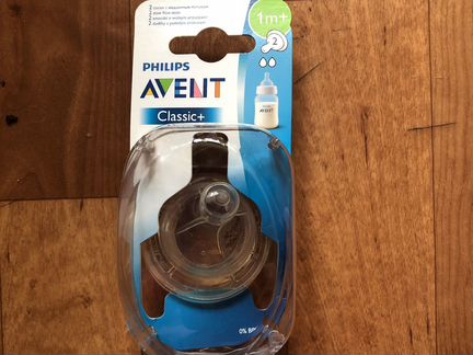 Соска на бутылку Philips Avent 1+