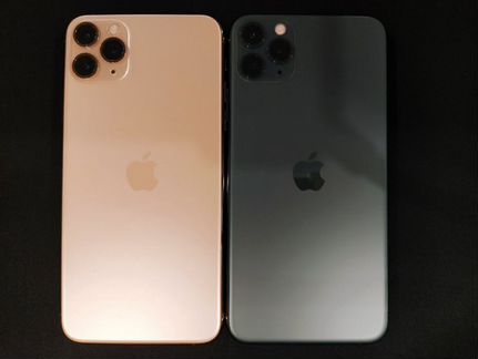 Apple iPhone 11 pro max 256gb (gold and green)