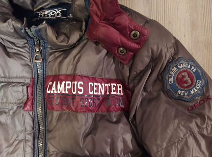 Куртка пуховик мальчику новая,geox, р128