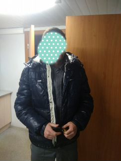 Зимний пуховик Pull and bear