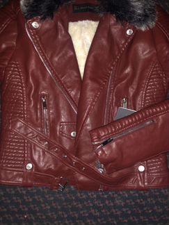 Новаякуртка кожаная утеплённая