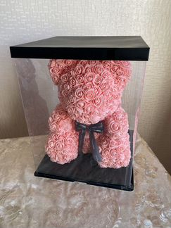 Мишка из 3D роз