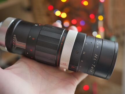 MD SUN tele 200 mm f 4 механический телеобъектив