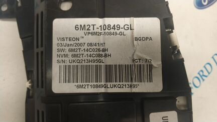 6M2T-10849-GL Щиток приборов S-max mondeo