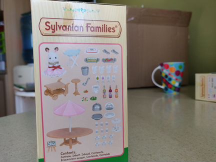 Sylvanian Families новые наборы посуда, вечеринка