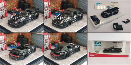 1:64 Porsche 993 RWB смола