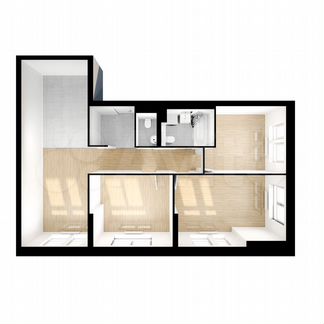 3-к квартира, 80.3 м², 13/32 эт.