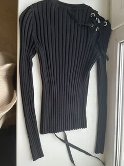 Топ zara со шнуровкой