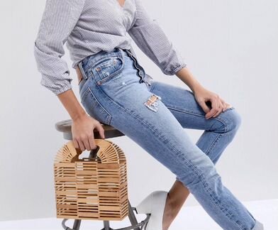 Летняя Сумка из бамбука