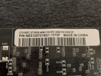 Видеокарта palit gtx 1050 ti 4gb