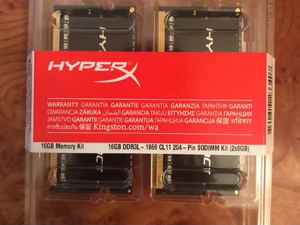 Ram для iMac 2014-2015, ноутбуков 16 gb (2х8)