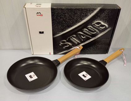 Сковороды чугунные 24,26,28 см, Staub, Франция