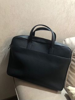 Кожаная сумка для ноутбука Hugo Boss