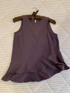 Блузка без рукавов H&M фиолетовая