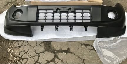 Mitsubishi pajero 4 2012-2015 бампер передний