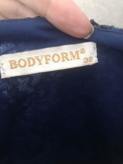 Платье темно-синее, S