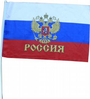 Флаг России с гербом большой размер