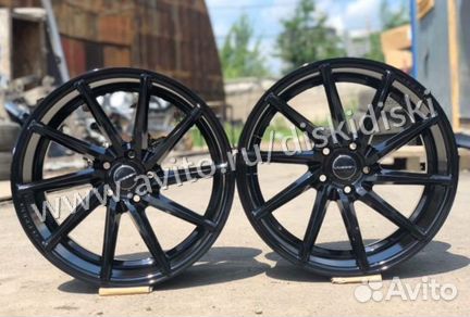 Диски Вертушки Чёрный глянец 5-112 R18