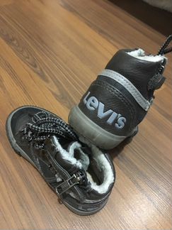 Кожаные утеплённые кеды Levi’s