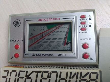 Игра Электроника Автослалом СССР 1991г