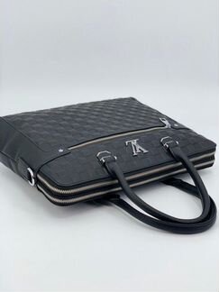 Новая мужская сумка бизнес - портфель из кожи L V