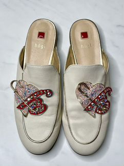 Мюли (лоферы с открытой пяткой) Högl, украшены стр