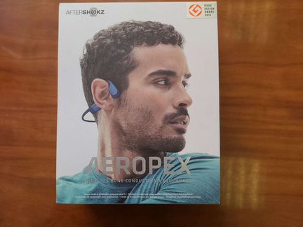 Беспроводные наушники AfterShokz Aeropex blue ecli