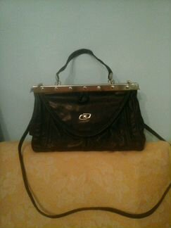 Сумка кожаная кросс-боди ретро Венгрия как новая