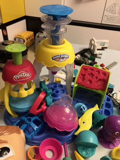 Play Doh в коробках огромная куча интересных набор
