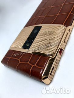 Vertu Signature Touch Clous Paris Gold Cocoa Верту